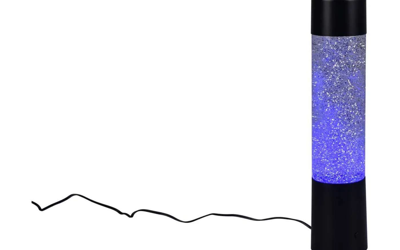 Glitter Bordslampa LED mattsvart RGB