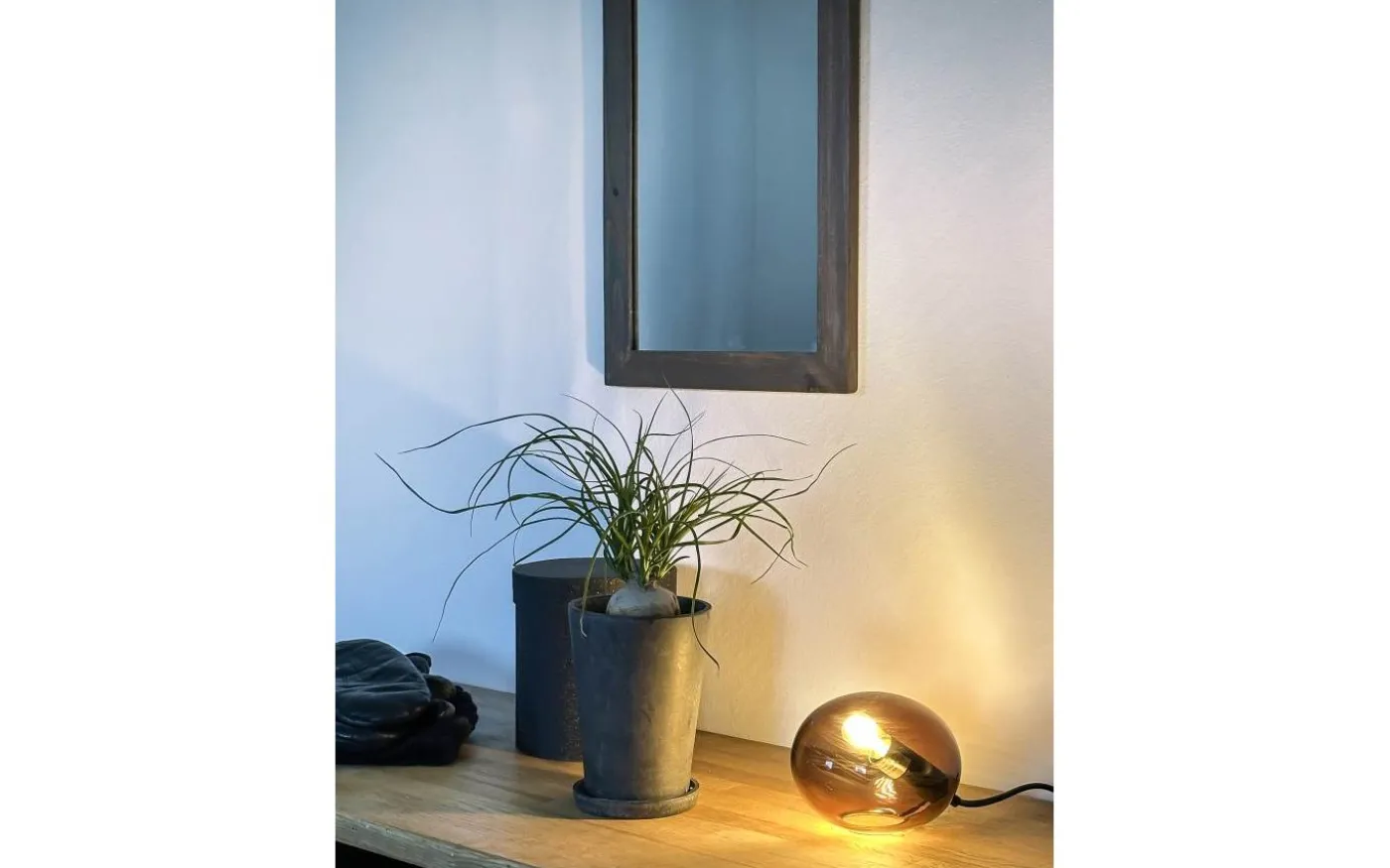 Globus Bordslampa 13cm Brun