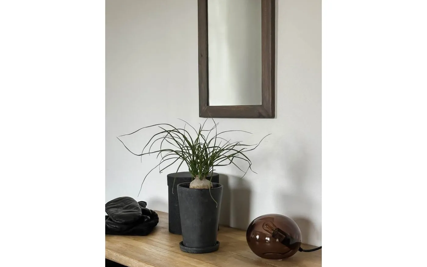 Globus Bordslampa 13cm Brun