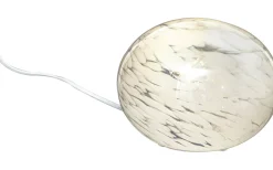 Globus Bordslampa 18cm Vit Prickig