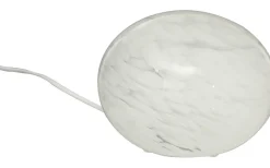 Globus Bordslampa 18cm Vit Prickig