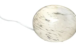 Globus Bordslampa 13cm Vit Prickig