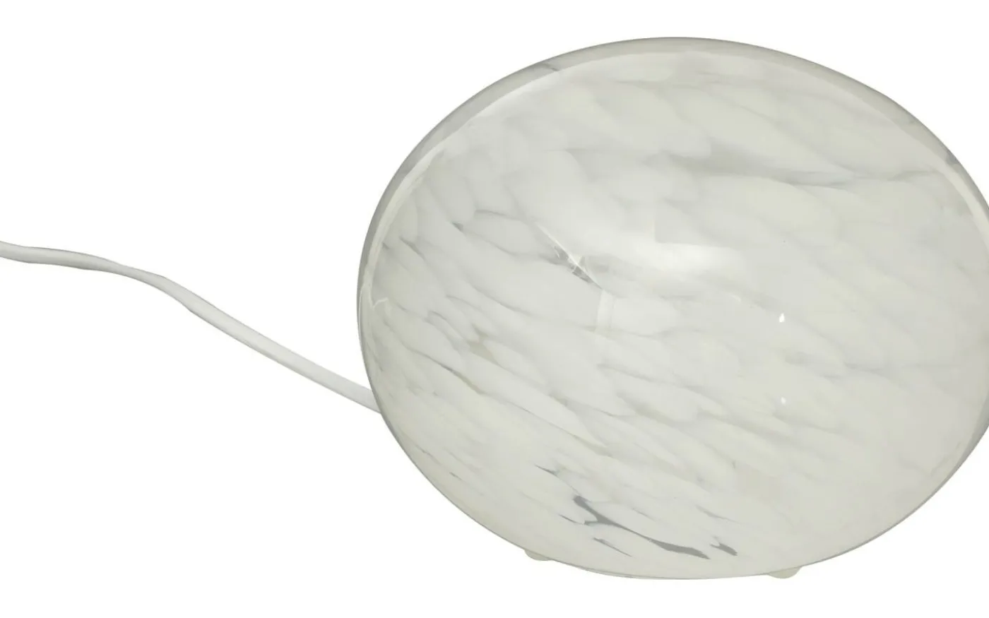 Globus Bordslampa 13cm Vit Prickig