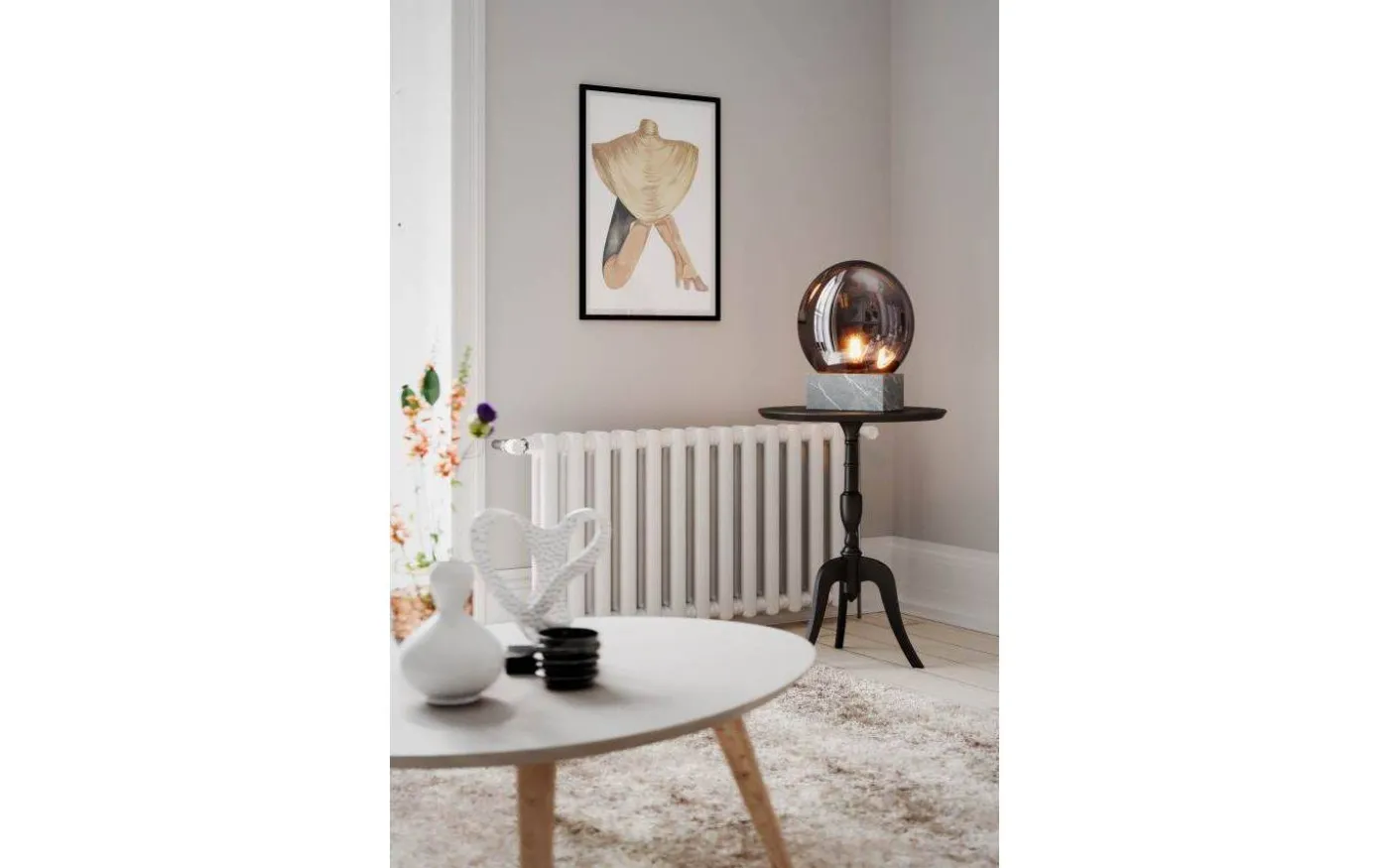 Glori Bordslampa 35,5cm Rökgrå