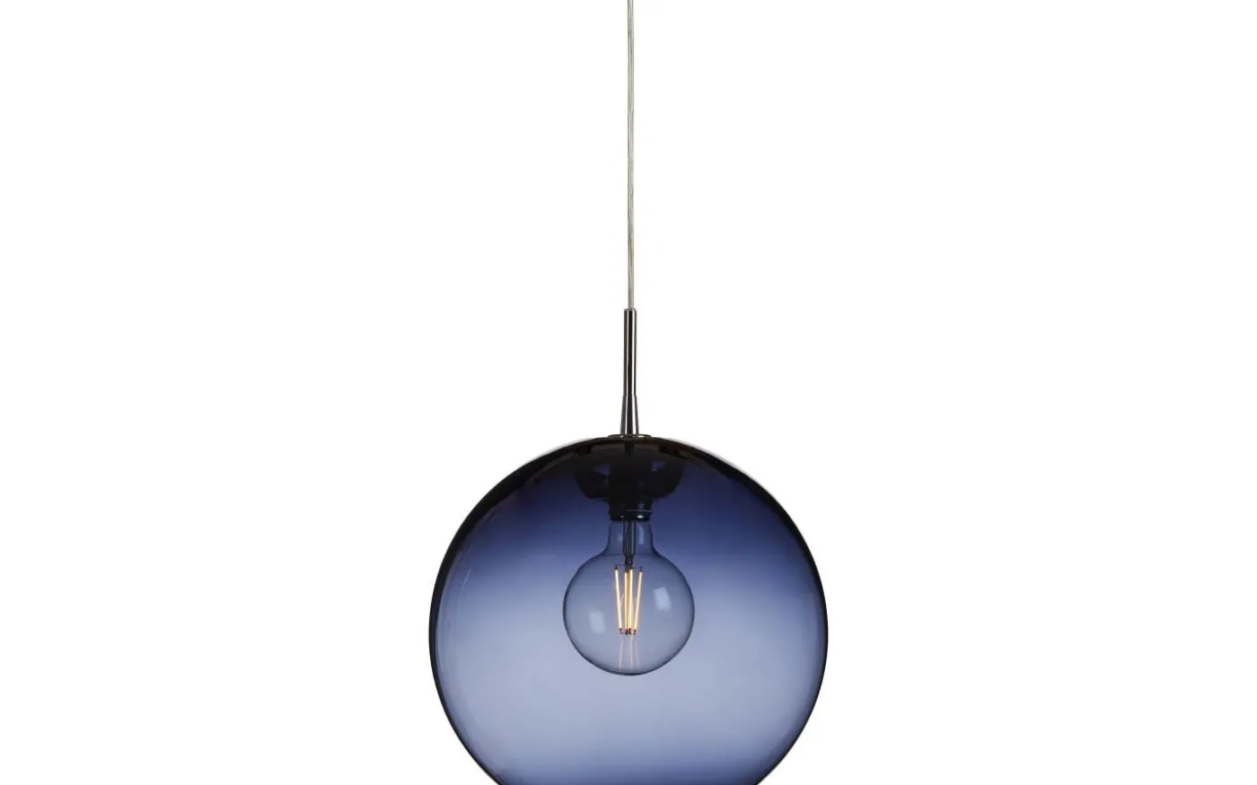 Gloria Blått Glas Ø38cm