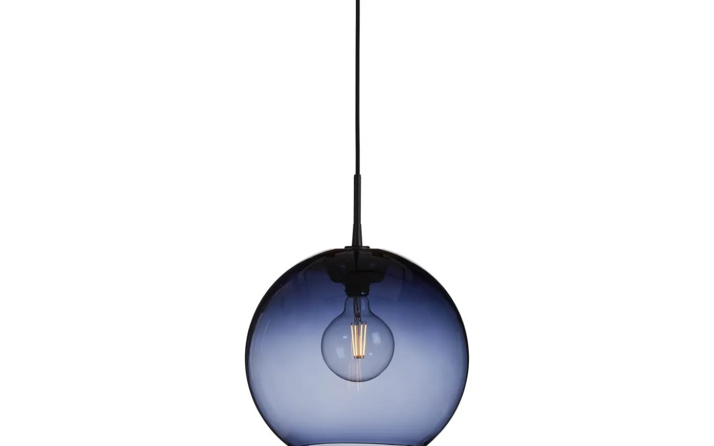 Gloria Blått Glas Ø38cm