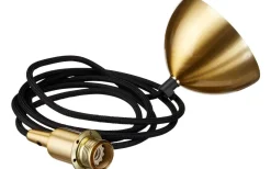 Gloria Upphäng E14 Mässing/ Svart