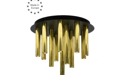 Gocce Plafond 35cm Svart/Mässing