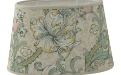 Golden Lily Lampskärm Oval 30cm Linen/Blush William Morris