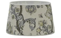 Golden Lily Oval Lampskärm 25cm Embroidery Dove William Morris