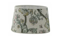 Golden Lily Oval Lampskärm 25cm Embroidery Linen Blush William Morris