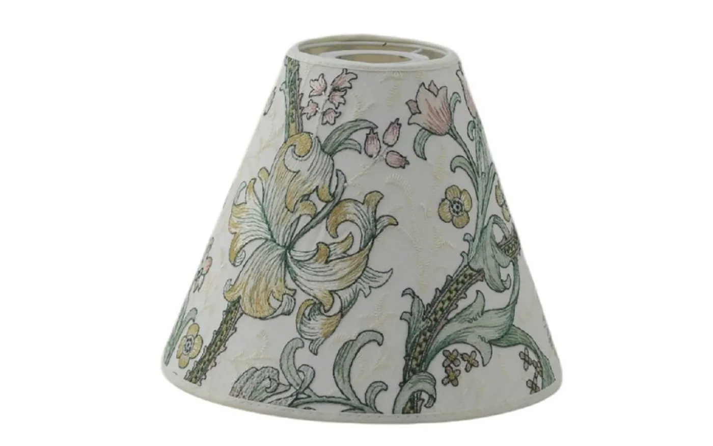 Golden Lily Toppringskärm Ø22cm Embroidery Linen Blush William Morris