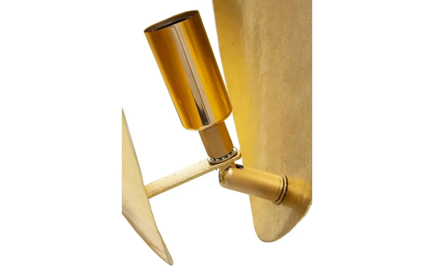 Goldy Vägglampa Hjärta 24cm Guld