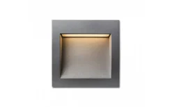 Gordiq M Infälld Vägglampa Antrasitgrå LED 3W IP65 3000K