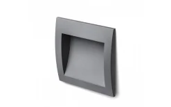 Gordiq M Infälld Vägglampa Antrasitgrå LED 3W IP65 3000K