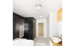 Gorra Plafond 28cm 2xE14 Matt nickel IP44