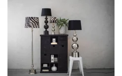 Grace Lampfot 41cm Svart