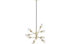 Gradoli Taklampa 71cm 8L Mässing