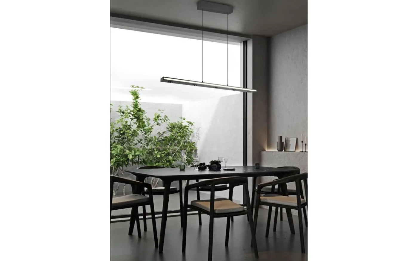 Graham Takpendel LED mattsvart