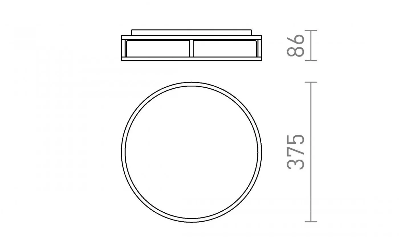 Grande Plafond 35cm Plafond Krom/Opal 24W LED 3000K IP44