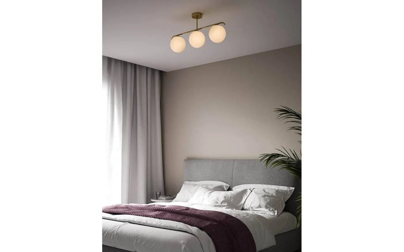 Grant Plafond 69cm Mässing