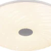 Gravity Plafond LED 37cm vit/krom
