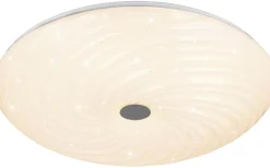 Gravity Plafond LED 57cm vit/krom