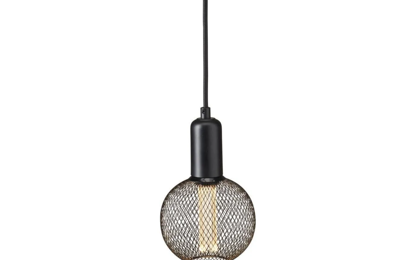 Grid Fönsterlampa 12,5cm LED E27 1W 2700K Svart