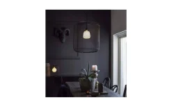 Grid Taklampa 27cm E27 Svart