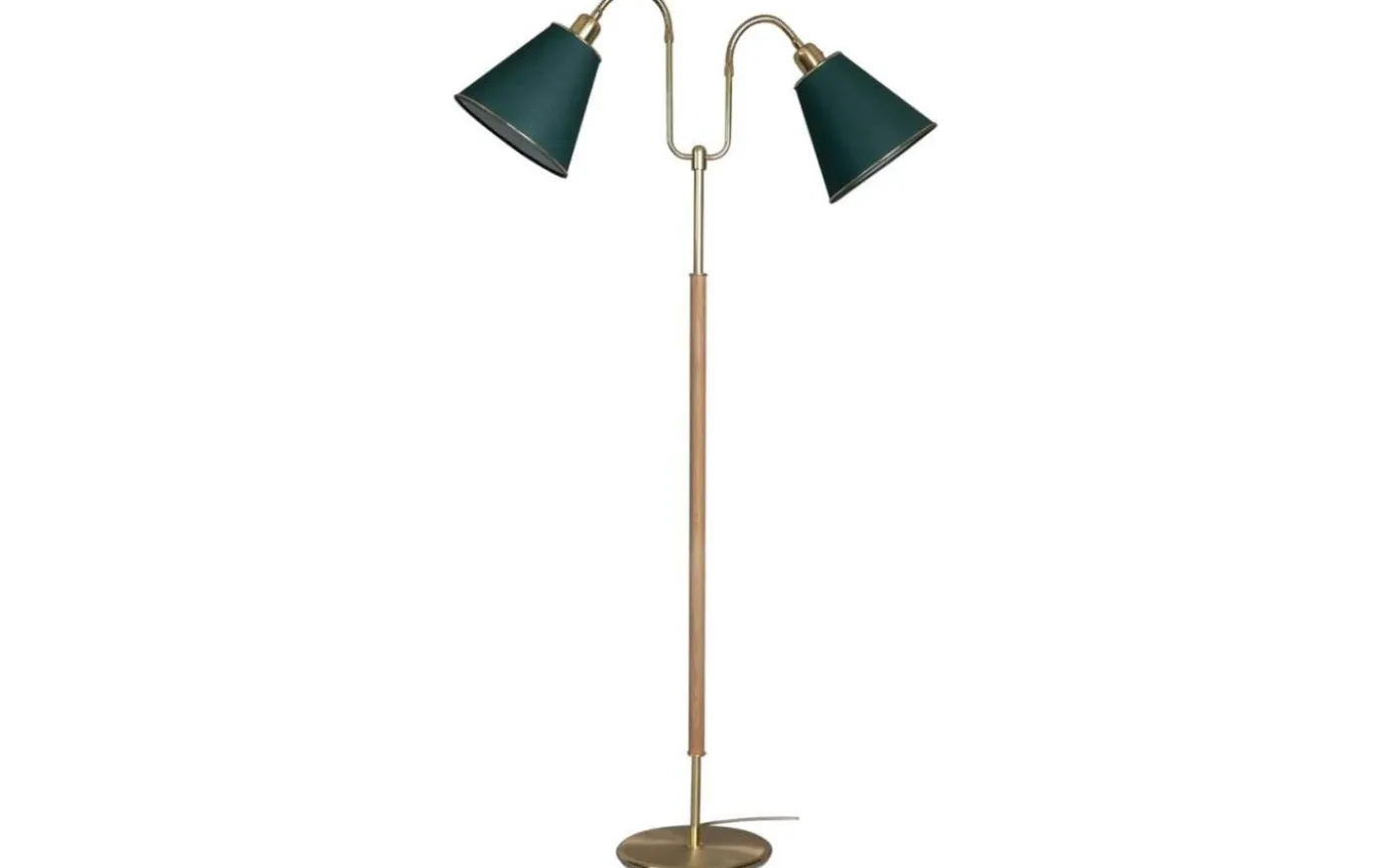 Gripsholm Golvfot 148cm Mässing/Ek