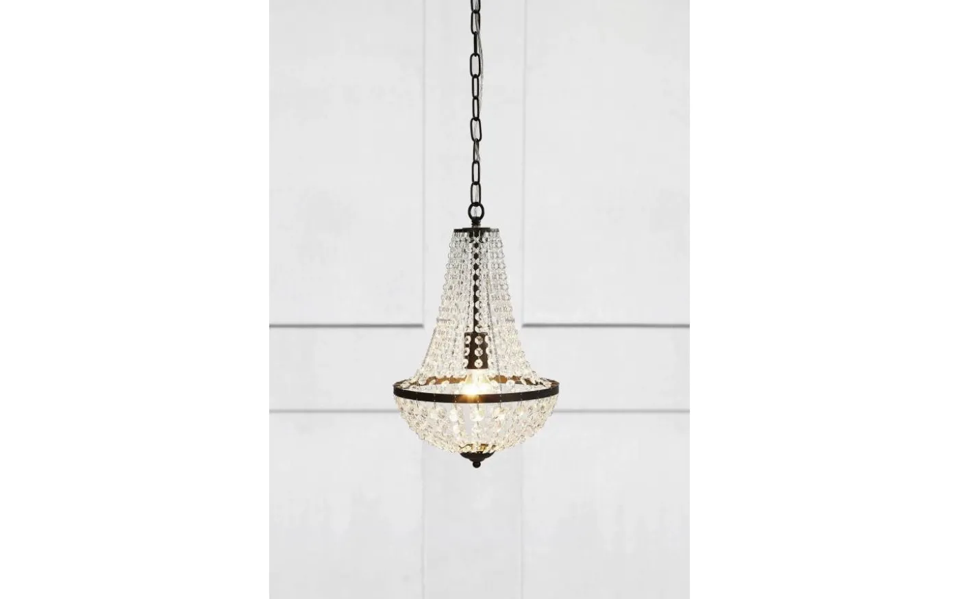 Gränsö Kristallkrona Svart 30 cm