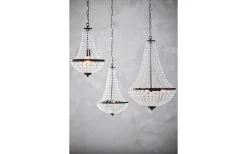 Gränsö Kristallkrona Svart 40 cm