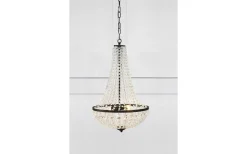 Gränsö Kristallkrona Svart 40 cm