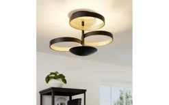 Gromola Plafond 54cm LED 3000K 33,8W Svart