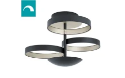 Gromola Plafond 54cm LED 3000K 33,8W Svart