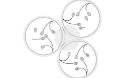 Groovy Plafond LED 3-delad matt vit/krom