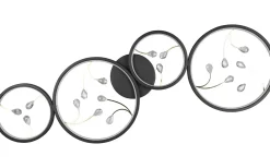 Groovy Plafond LED 4-delad matt svart/guld