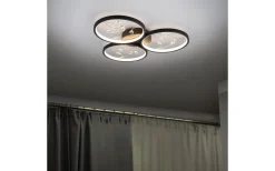 Groovy Plafond LED 3-delad matt svart/guld