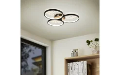 Groovy Plafond LED 3-delad matt svart/guld