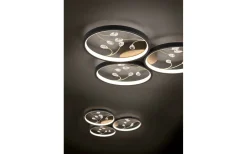 Groovy Plafond LED 3-delad matt svart/guld