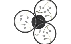 Groovy Plafond LED 3-delad matt svart/guld