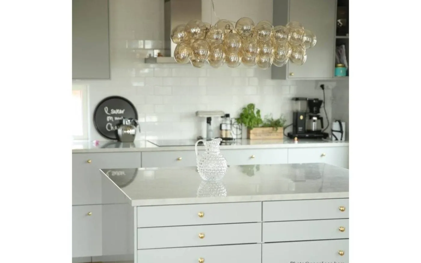 Gross Bar Taklampa Amber