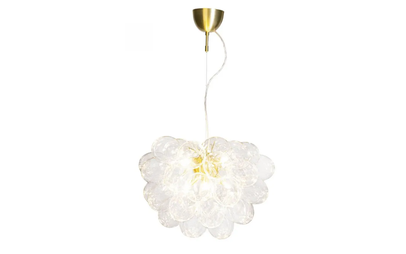 Gross Taklampa 50cm Mässing/Klar