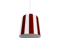 Gry Fönsterlampa 20cm Mörkröda Ränder