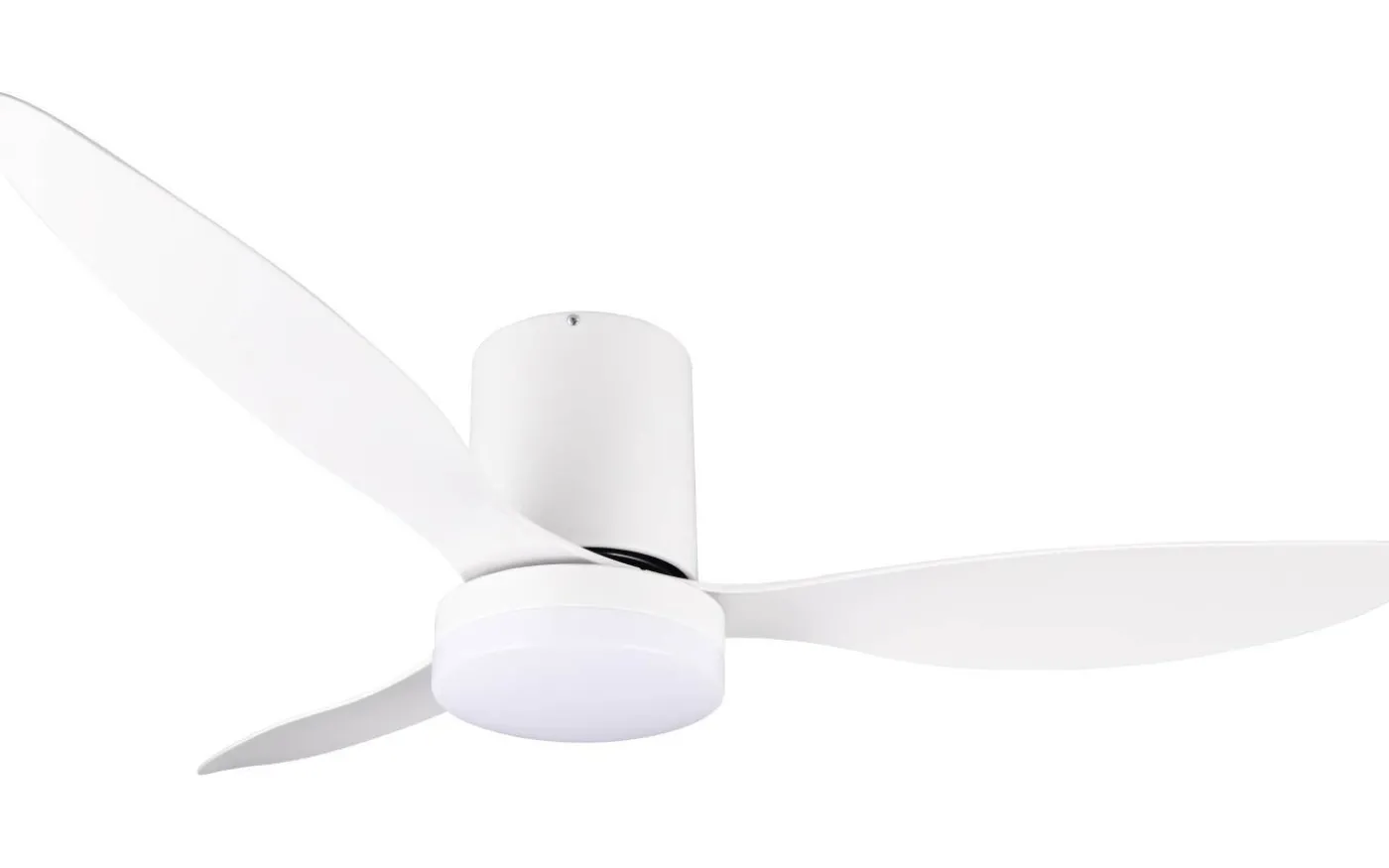 Göteborg Takfläkt 132cm LED matt vit