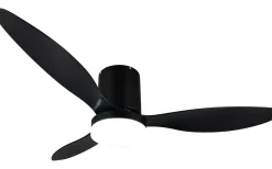 Göteborg Takfläkt 132cm LED mattsvart