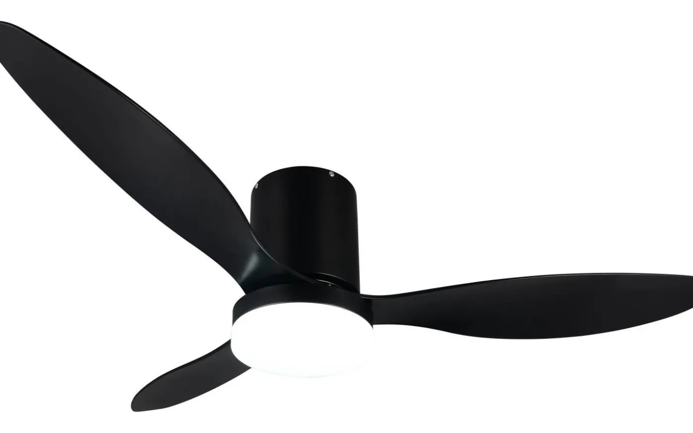 Göteborg Takfläkt 132cm LED mattsvart