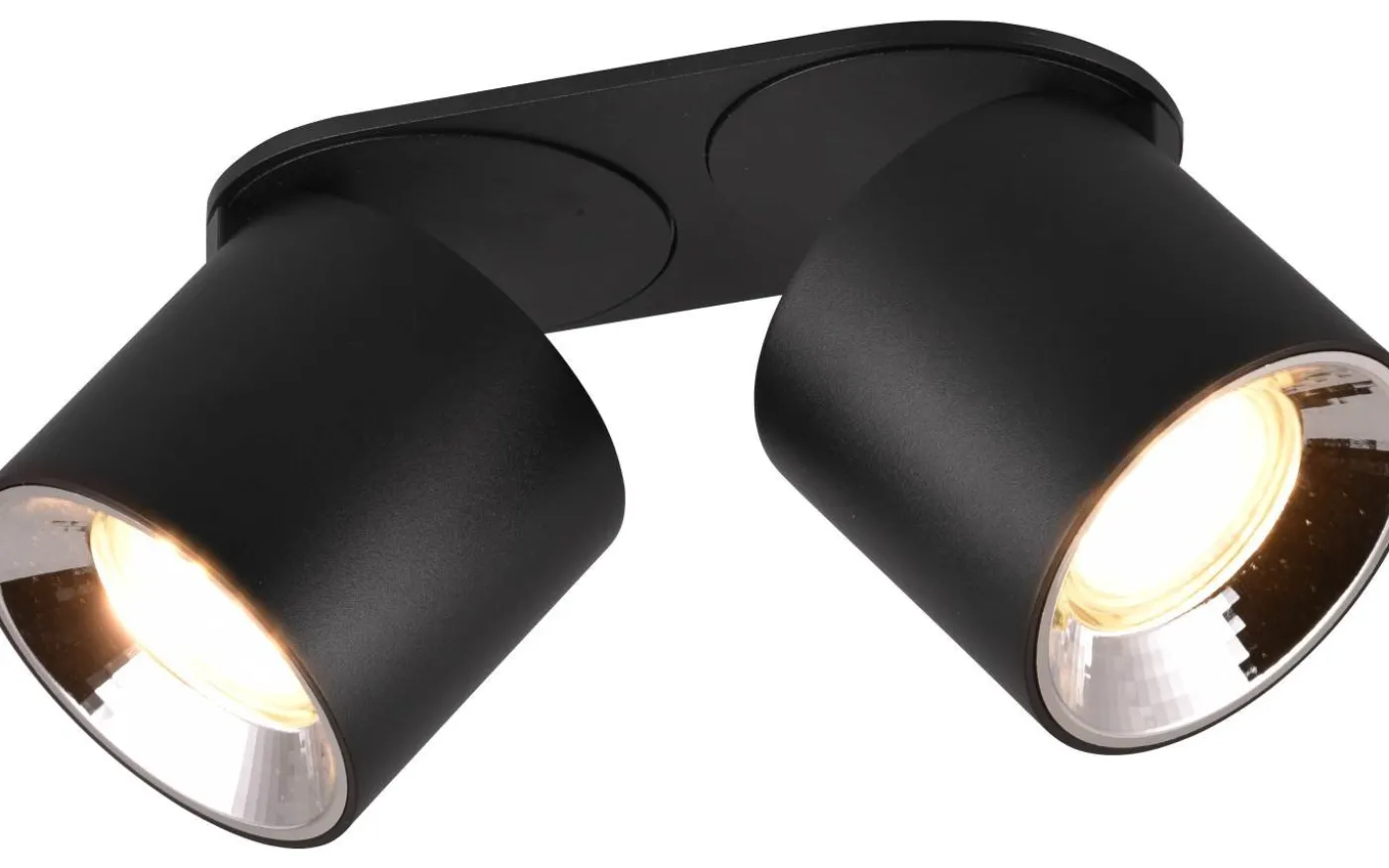 Guayana Spotlight 2-delad GU10 mattsvart