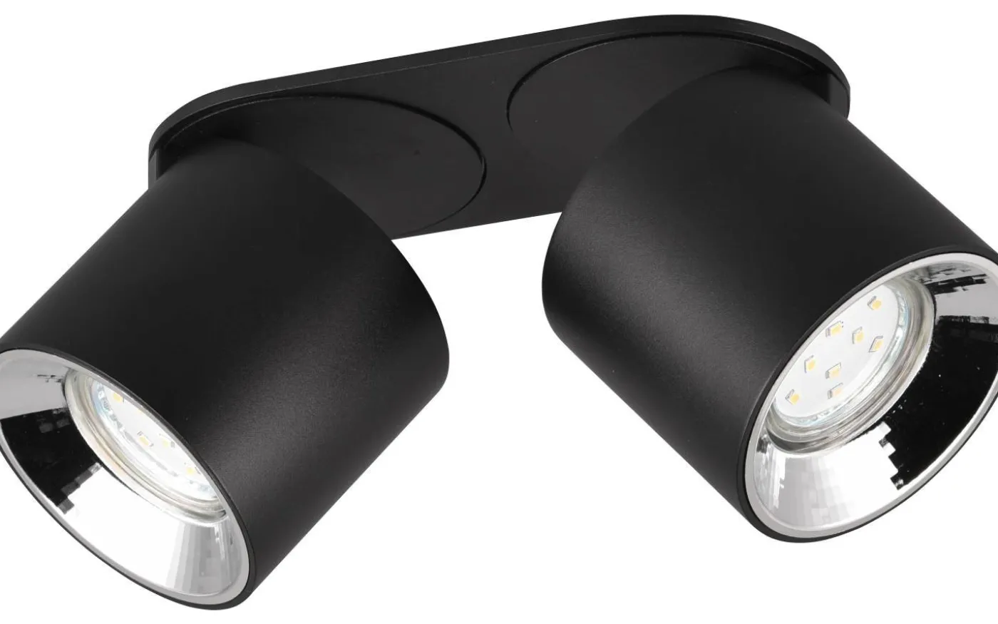 Guayana Spotlight 2-delad GU10 mattsvart