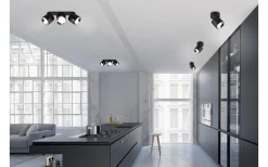 Guayana Spotlight 3-delad GU10 mattsvart